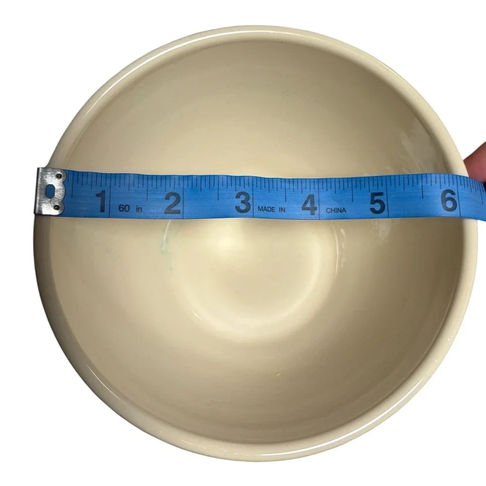 Crate & Barrel Retired‎ Parker Beehive Ceramic Nesting Mixing Bowls Set of 3